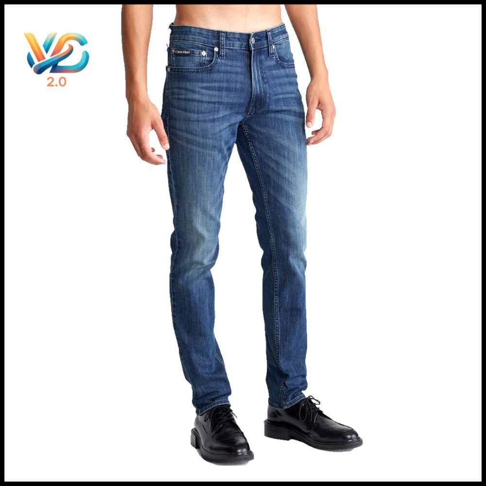 Slim Fit High Stretch Denim Jeans for Men, Maximum Comfort